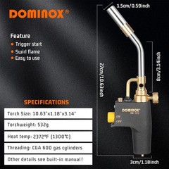 Propane Torch Kit Map Gas Torch Kit Welding Torch Soldering Torch Kit Torch Head