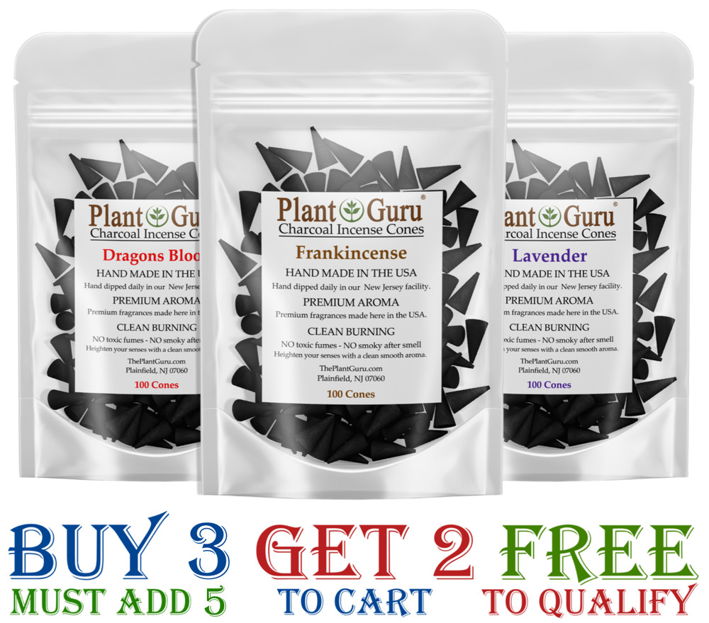 100 Charcoal Incense Cones 1″ TOPFLOW Bulk Handmade For Burner Holder Variety