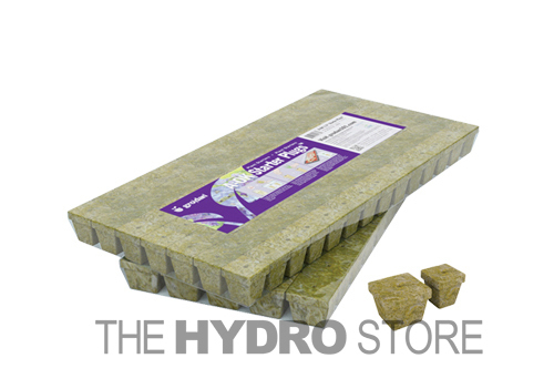 Grodan 1.5″ A OK Starter Plugs Cubes 1/12/49/98 count – rockwool grow media