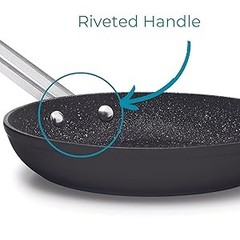 The Rock 16cm (6.5″) Non-Stick Egg Fry Pan – Durable Forged Aluminum – Oven Safe