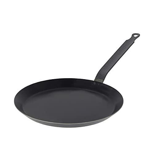 de Buyer – Force Blue – Blue Steel Crepe & Tortilla Pan – Nonstick Carbon Steel