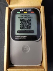 AIRTHINGS AT-325 CORENTIUM HOME 2 DIGITAL RADON DETECTOR (B26006322)