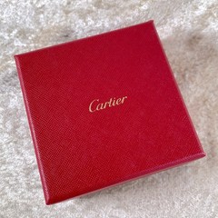 Cartier Porcelain Mini Change Tray Ashtray Platinum Painted Rim 8 x 8cm w/ Box