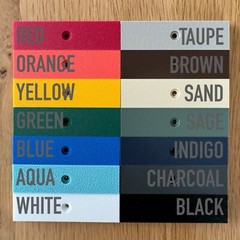 8 inch Modern House Address Numbers Letters, color choices