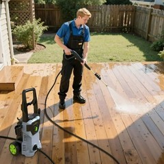 Electric Pressure Washer 5000PSI Max 3.0GPM Portable Power Washer 4 Quick Nozzle