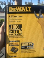 DEWALT DCPR320B 20V MAX 1.5″ Cordless Pruner – Yellow