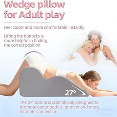 Sweet Spot Couple Pillow Couple Pillow Hip Pad Wedge Pillow Memory Foam 27°Angle