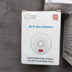 Lot of 3 Smarter Living WiFi Gas Detector Natural Propane Methane Leak Alarm App