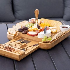 Charcuterie Board Set – Cheese Board for Serving – House Warming Gift Set