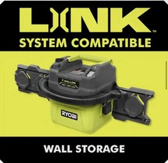 Ryobi PCL733B ONE 18V Cordless 1 gal Wet/Dry Vacuum – Green