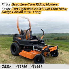 Gas Cap Gauge 483790 481661 for Scag Turf Tiger ZTR Mower