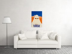 Tunisia Arab Women Veil 1966 Vintage Wall Art Home Decor – POSTER 20×30