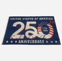 3x5Ft 1776-2026 250th Anniversary Flag USA 250 Years America 1-Side