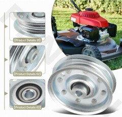 B527 PULLEY IDLER, OD-3.25″, ID-3/8″ For Sw-isher Lawn Mower
