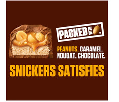 SNICKERS Full Size Milk Chocolate Candy Bars, 1.86 oz, 48 ct Box Chocolate Candy
