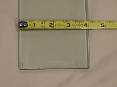 Jalousie Window Glass Clear Rectangle Pane Replacement 26x4x.25 inches
