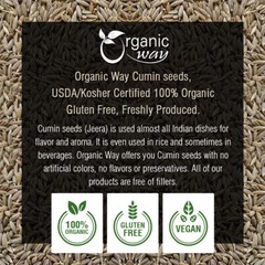 Organic Cumin Seeds -1 LBS