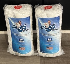 NEW My Pillow Premium S/Q White Original Standard Queen Washable Dryable Sealed