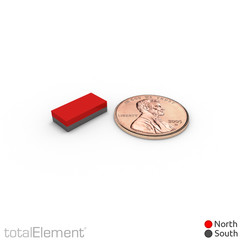 1/2 x 1/4 x 1/8 Inch Strong Neodymium Rare Earth Bar Magnets N52 (30 Pack)