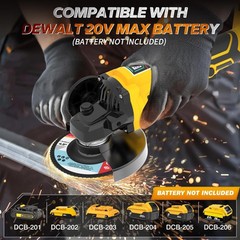 Cordless Angle Grinder For Dewalt 20V MAX 4-1/2″ 5″ Brushless 22PCS Complete Kit