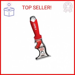 9-In-1 Painter’s Tool – LEVEL5 | Multi-Use Knife, Hardened Carbon Steel | Metal