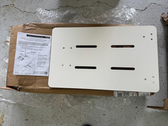 Redondo 26.5-inch x 16-inch White Phenolic Portable Tub Seat for Adults