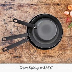 Merten & Storck Pre-Seasoned Carbon Steel Induction 10″ Frying Pan Skillet Oven