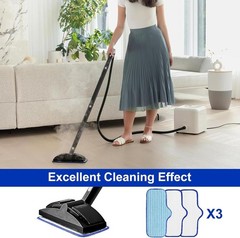 Machine Washable Microfiber Replacement Pads for Dupray Steam Cleaners – 3 Pack