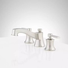 Signature Hardware 948595 Pendleton 1.2 GPM Wide Spread Bathroom Faucet W/Pop Up