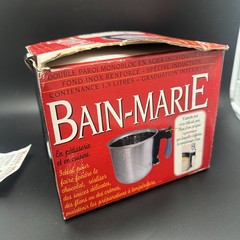 De Buyer Bain-Marie 18/10 Stainless Steel Double Boiler Pot 1.5L 6 Cup France