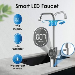 Waterdrop D6 Reverse Osmosis Water Filter System, 600 GPD Reverse Osmosis System
