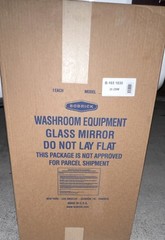 Bobrick Glass Mirror B-165 1830 Bathroom Adults Model Washroom Equipment