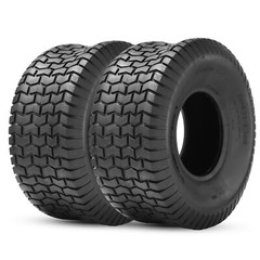 Set 4 15×6.00-6 20×8.00-8 Turf Lawn Mower Tires 15x6x6 Front 20x8x8 Rear 4 Ply