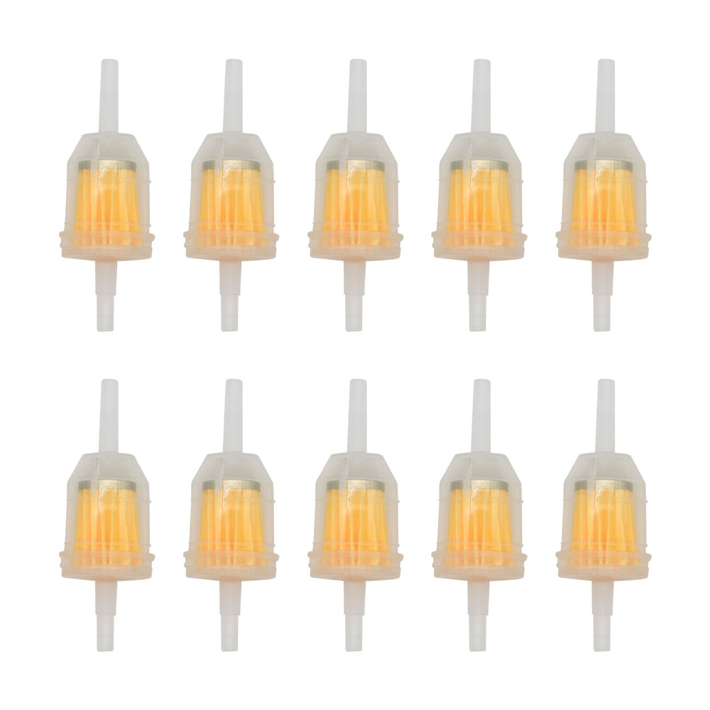 10/20/30pcs Motor Inline Gas Oil Fuel Filter Small Engine for 1/4” 5/16″ Line