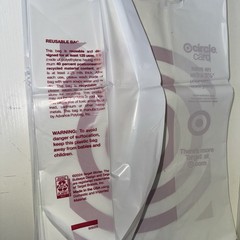 Target Plastic Grocery Bags New Folded Art Crafts Trash Bag 100 Count