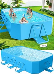 Large Foldable Pool, Foldable Swimming Pool, Large Foldable Pool for Adults, Non
