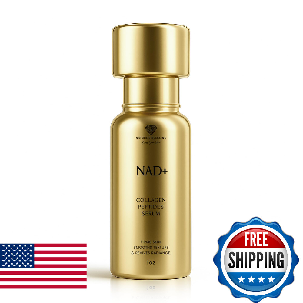 NAD+ Anti-Aging Serum – Boost Cellular Energy, Firm Skin & Reduce Wrinkles – wit
