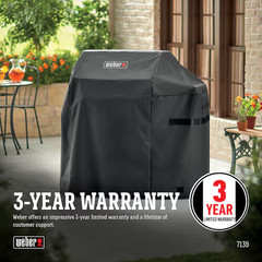 Weber Spirit 400 Series Gas Grill Cover 51″ Weather Resistant Premium Black