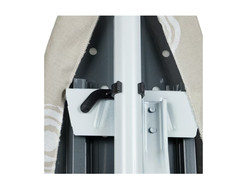 Full‑Size T‑Leg Ironing Board – , Adjustable Height, Steel Frame, Thick Padded