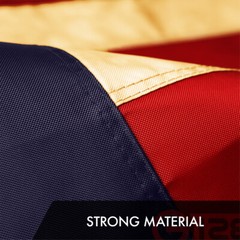 G128 Betsy Ross 1776 Tea-Stained Flag 3×5 Ft Embroidered 420D Polyester
