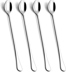 9.5-Inch Long Handle Spoon, Ice Tea Spoons, Ice Cream Spoon, Long Coffee Spoons