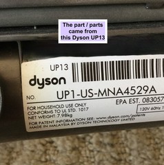 Dyson UP13 UP20 UP30 DC41 DC65 DC66 Metal Small Mini Ball Roller Wheels OEM