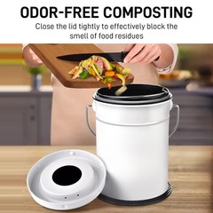 Sustainable 10 Pack new Charcoal Filters for Long-Lasting Compost Odor Control