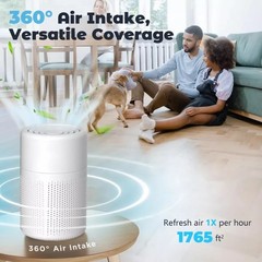 Home HEPA Air Purifier Air Cleaner for Allergies Smoke Mold Odor Dust Large Room