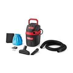 Hyper Tough 1.5 Gallon 2 Peak HP Poly WetDry Vacuum, VH105 3502, New