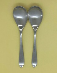 ROBERT WELCH MERIDIAN SATIN STAINLESS FLATWARE PLAIN SINGLES & GROUPS – CHOICE