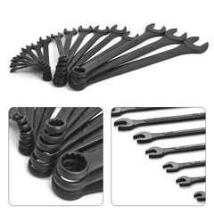 16 Pc SAE Combination Wrench Set 1/4 to 1-1/4in SAE Wrench Set w/ Roll Up Pouch