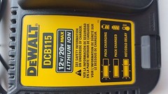 Dewalt RAPID DCB115 12-20V MAX FAST Battery Charger, Fr Drill 20 volt