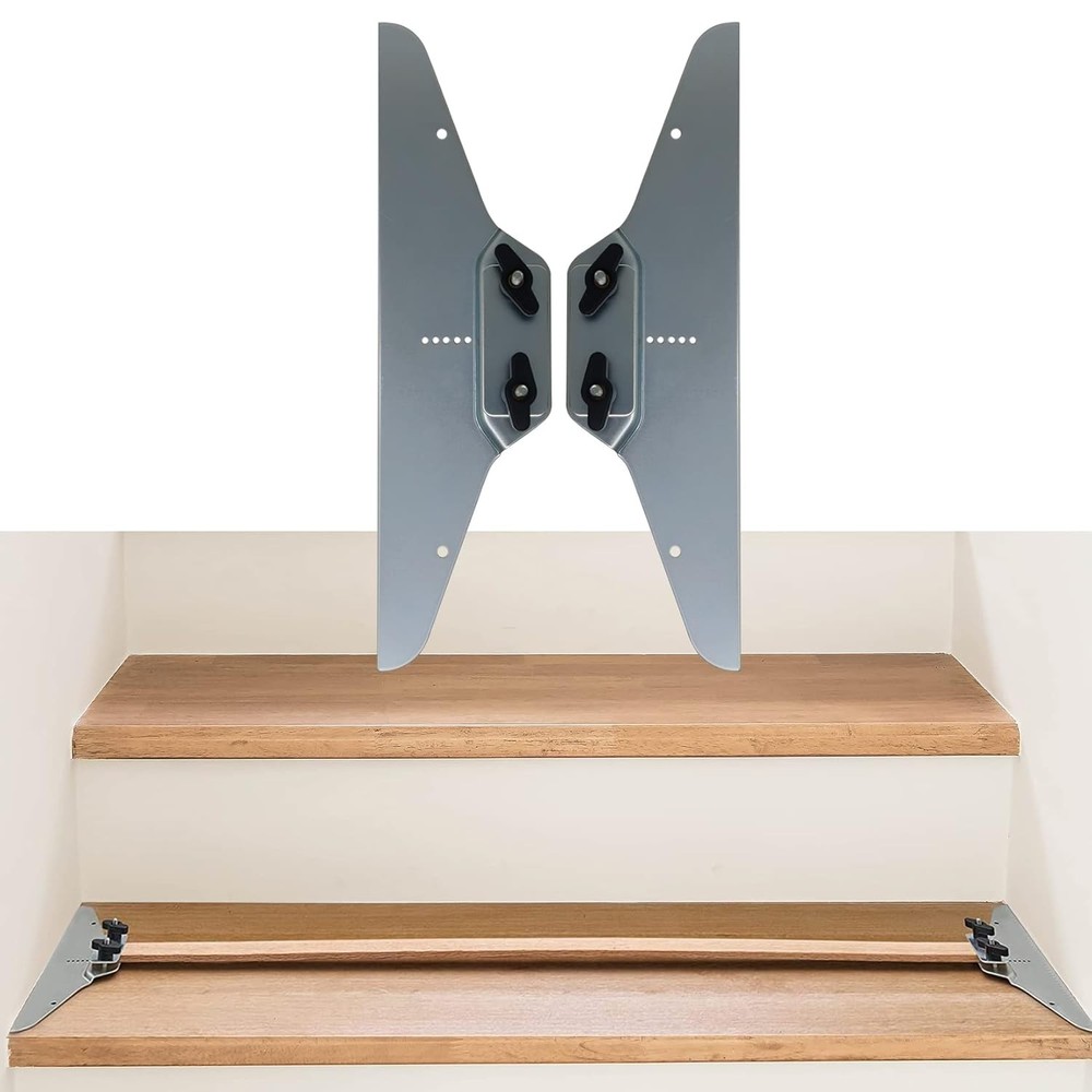 Professional Stair Tread Tool with Accurate Angle Measurement for DIY Templat…