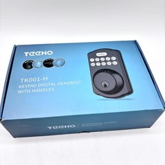 Teeho Keyless Keypad Digital Deadbolt With Handles Model TK001-H